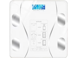 Balanza Corporal Blanca Ultraprecisa Para Un Control De Peso Eficaz En Casa.