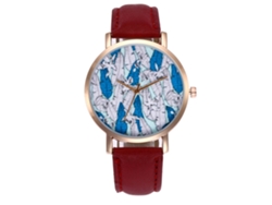 Reloj De Pulsera De Cuarzo Para Mujer Con Diamantes De Imitación Y Correa De Nailon Blanco J53