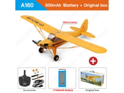 Avión RC 2.4G 650mm Motor sin escobillas Sistema 3D/6G Control remoto Avión de espuma EPP para niños Aeuzwr