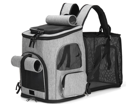 Transportin para Gatos JOASHUAL Gris (65x25x32 cm)