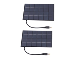2026 Store-panel Solar 2w 2pcs Cargador De Batería 3.7v Con Salida Dc5521 Para Luz Solar Alta Tasa De Conversión