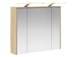 Maison Exclusive - Armario Con Espejo De Baño Roble Sonoma 73,5 X 16 X 62,5 Cm