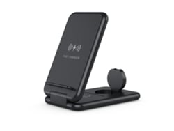 Estación de Carga Sem Dobrável Certificação para iPhone 13/12/Xs Max/8/XR/11 YIZHOOD Negro
