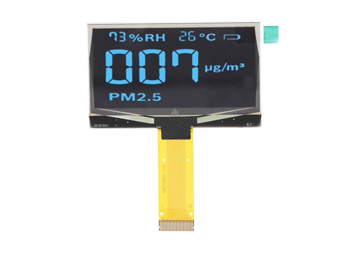 Yncm2026-módulo De Pantalla Lcd Oled Ssd1309 2.42" 128x64 24pin Con Visualización Clara Azul