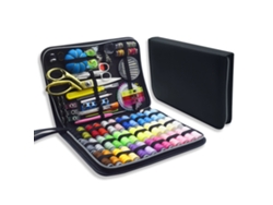Kit de costura con 232 piezas. Incluye 38 carretes grandes de hilo, tijeras de costura y accesorios. Siurn
