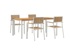 Maison Exclusive - Juego De Comedor Para Exteriores 5 Pcs Madera De Teca Maciza