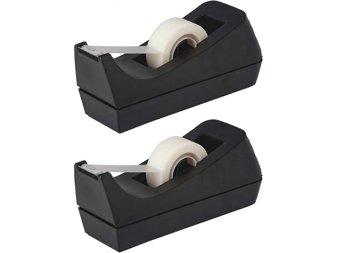 Dispensador de cinta adhesiva de sobremesa GOKOCO con base antideslizante y rollo con peso