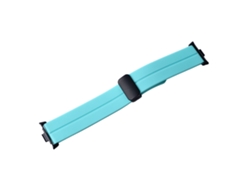 Correa de reloj de silicona magnética flexible e impermeable para Mi Band 8 Pro, color verde menta.