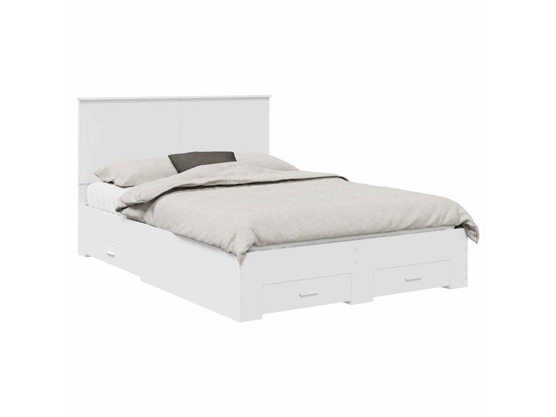 Maison Exclusive - Estructura De Cama Con Cajón 140 X 190 Cm Madera De Ingeniería