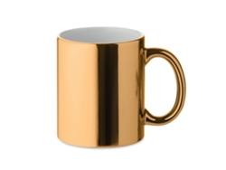 Taza Cerámica Metálica 300 Ml