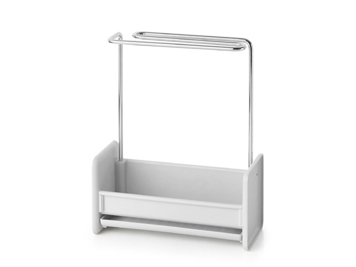 Soporte Para Toallas De Cocina De Acero Inoxidable Y Pp, Diseño Desmontable Y Base Perforada.