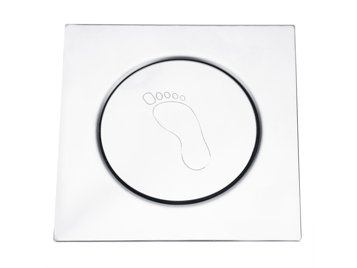 Desagüe de suelo de acero inoxidable con tapón antirreflujo