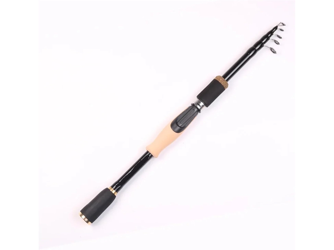 Caña De Pescar Telescópica Carbono Para Spinning, 1,6 M, 0,8 2,1 0,4 Viajes, Carpa, Agua Salada, Dulce., M