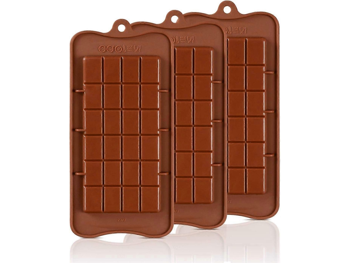 Molde De Chocolate Separable - 3 Piezas Molde De Caramelos Antiadherente De Silicona
