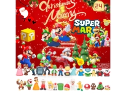 Calendario de Adviento de Navidad 2026 con muñeco de juguete y cuenta regresiva de 24 días, caja de regalo Xin Sonic Aeuzwr