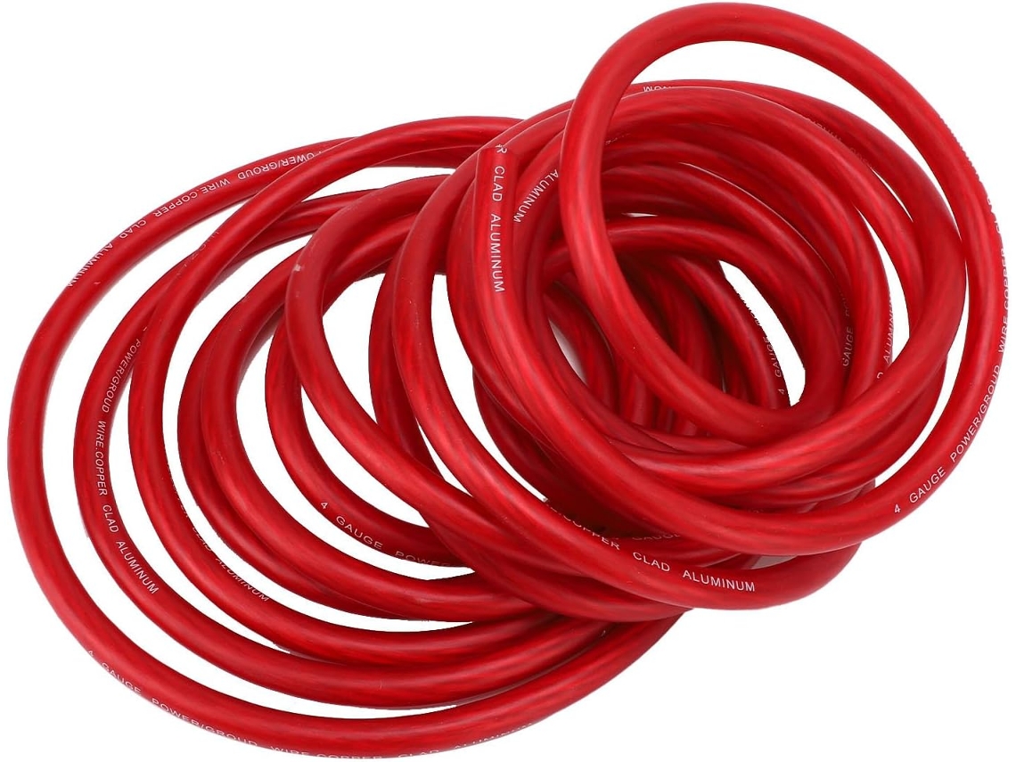 Cable De Puesta A Tierra De Aluminio Revestido De Cobre, Calibre 4, 25 Pies