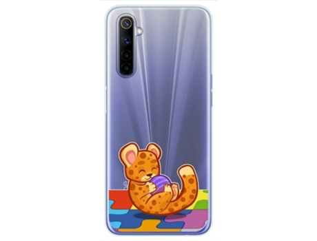 Carcasa Realme 6 TUMUNDOSMARTPHONE Dibujos Transparente Multicolor