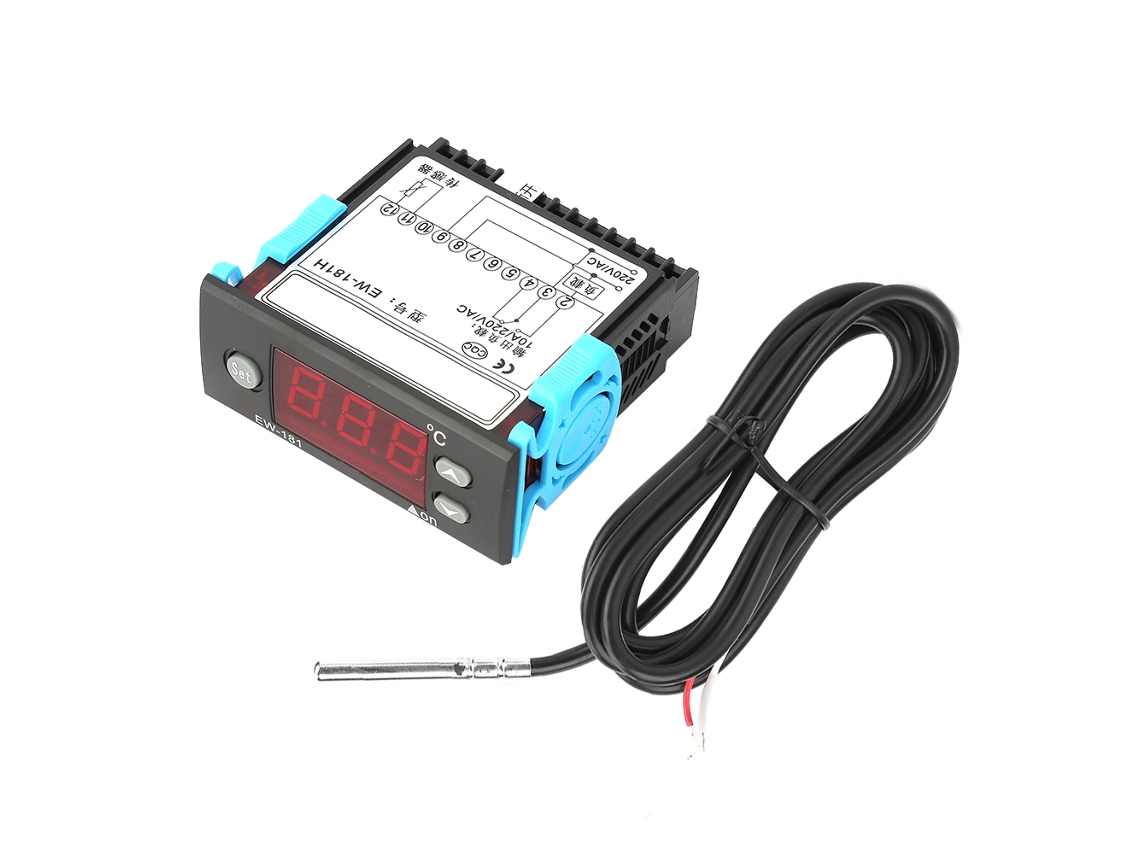 Controlador Universal De Temperatura Digital Ew-181h Con Sensor
