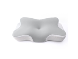 Almohada De Espuma Viscoelástica, Diseño Ergonómico Con Soporte Cervical, Gris Czhhmart