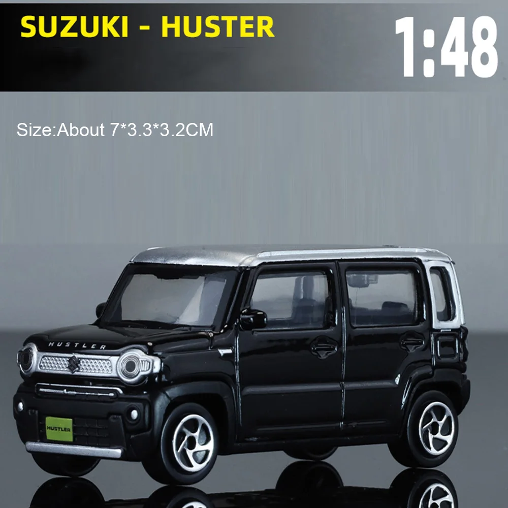 (Hustler Negro) Escala 1:48 - Miniatura de coche Hustler - Modelo de juguete - Coleccionable