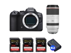Canon Eos R6 Mark Ii + Rf 100-500mm F/4.5-7.1 L Is Usm + 3 Sandisk 256gb Uhs-ii 300mb/s + 2 Canon Lp-e6nh + Ebook Pricedirect