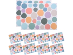 Yardenfun Kit De 10 Adesivos De Parede Boho Com Bolinhas Irregulares, Autoadesivos E Removíveis, Para Quarto Infantil,