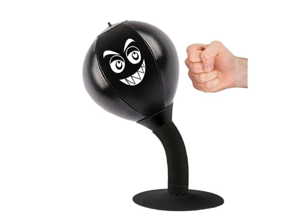 Saco de Boxeo CUICH con Ventosa para Entrenamiento y Alivio del Estrés (Negro)