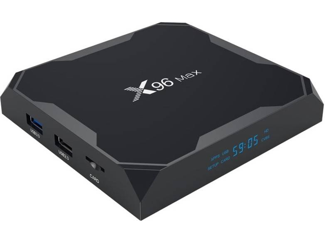 Box Smart TV X96 Max (Android - 4K Ultra HD - 4 GB RAM - Wi-Fi)