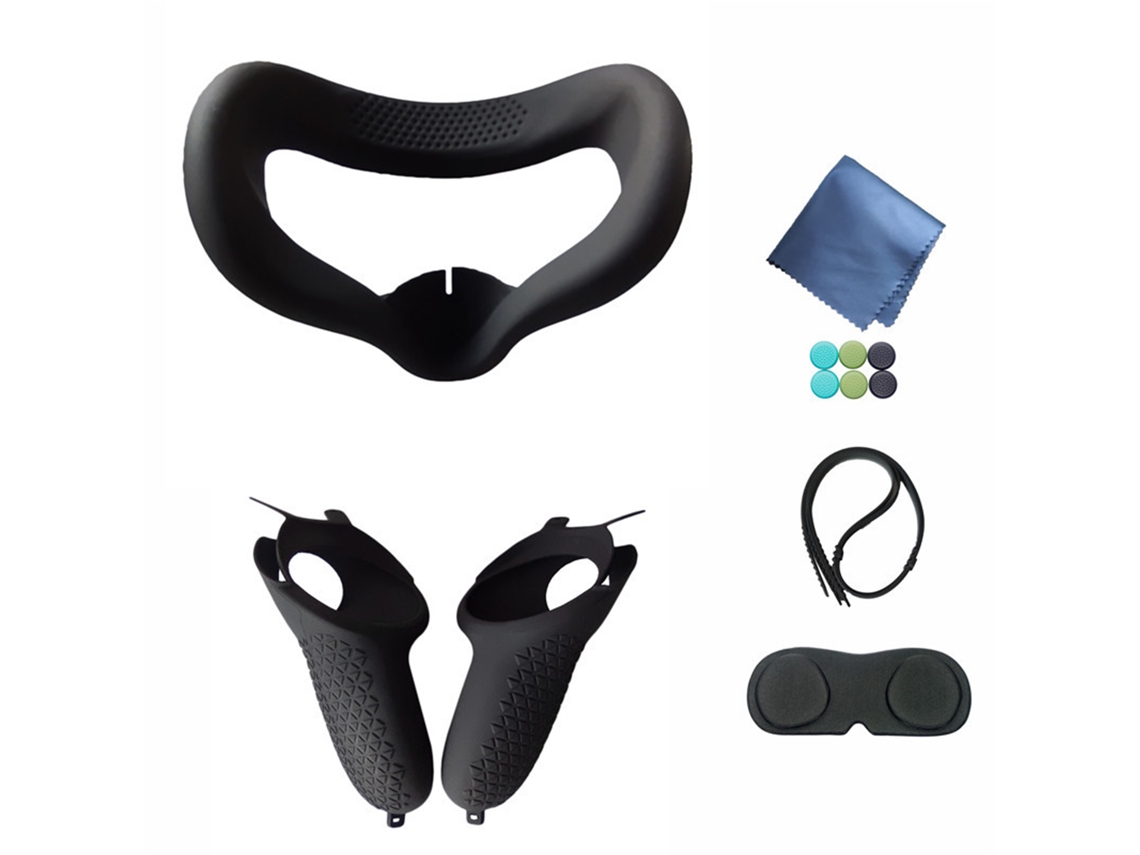 Máscara Para Ojos Y Cubierta Facial De Silicona (compatible Con Quest 2 Para Comodidad Y Protección)