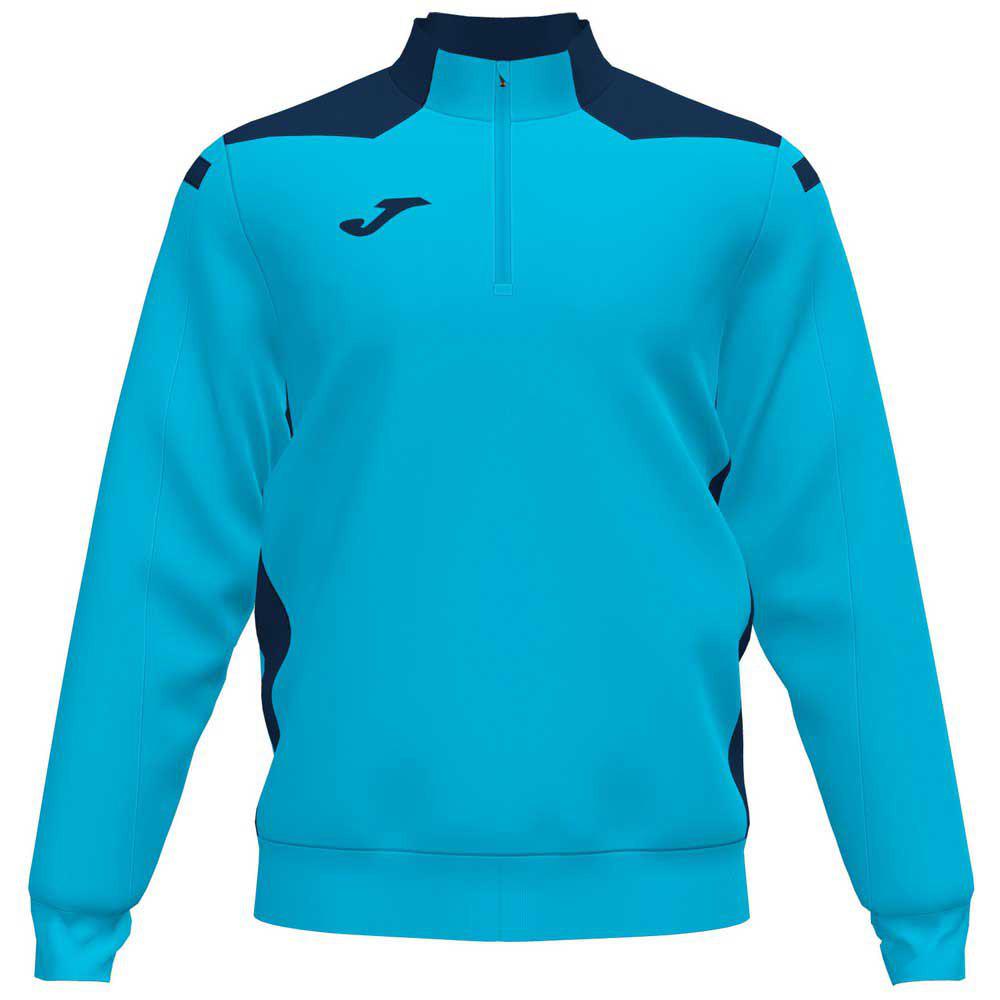 Sudadera Sin Capucha championship vi joma 12 zip turquesa y azul mariño 14 ans hombre