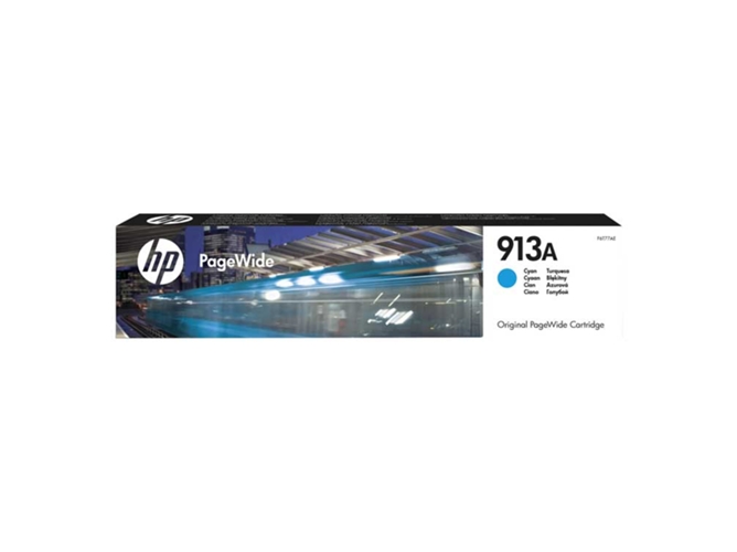 Cartucho original PageWide HP 913A Cian