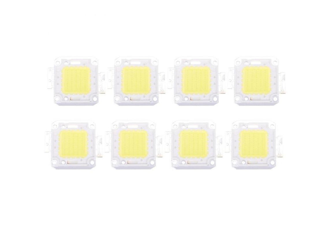 2026-15603-8 Chips Led 50w Luz Blanca 6500k 3800lm 32-34v Dc 120° Diy Bombilla De Alto Poder
