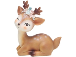 Figura de ciervo Bambi, adorno decorativo en miniatura 3D