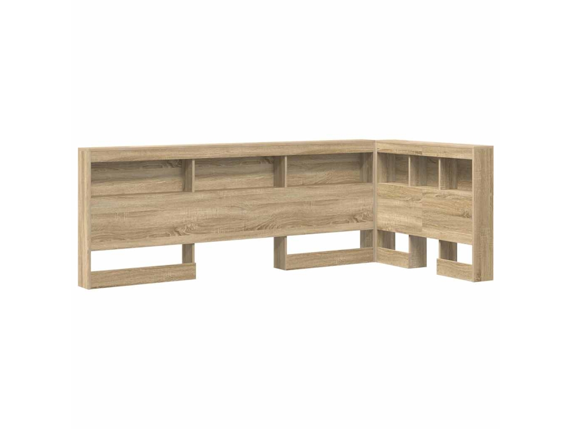 Maison Exclusive - Cabecera De Almacenamiento Con Estante Roble Sonoma 75 Cm