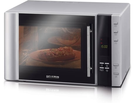 Microondas SEVERIN MW7775 (30 L - Con Grill - Gris)