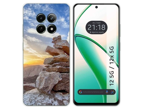 Funda Diseño Sunset para Realme 12 5G 12X 5G TUMUNDOSMARTPHONE Silicona Multicolor