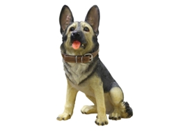 1 adorno de perro lobo. ALLINLESS