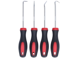 Set De 4 Ganchos Precisos Para Extraer Juntas, Anillos O Y Sellos De Aceite, 150mm, Acero Vanadio Cromo