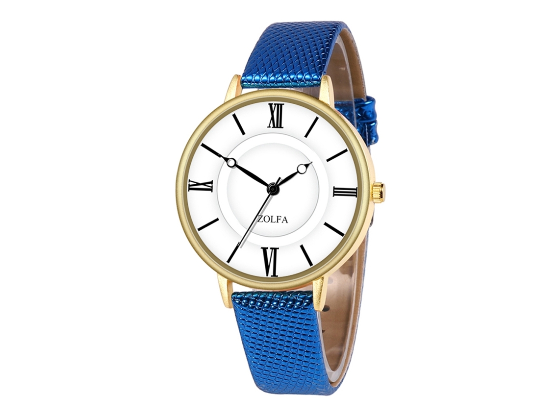 Reloj De Pulsera Unisex Para Parejas, Estilo Clásico, De Cuarzo, Ideal Como Regalo (azul)