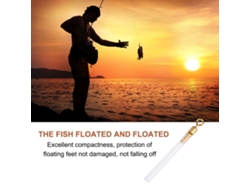 2026rebe-50pcs Conjunto De Pivotes De Pesca Con Tubo Flotadores Adaptadores Accesorios (m)
