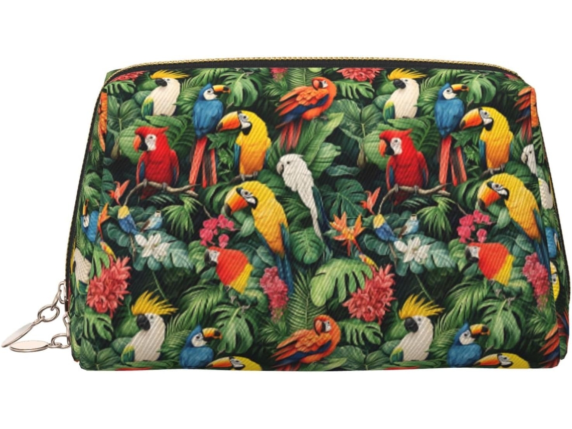 Bolsa De Viaje Cuero Organizador Para Mujer Diseño Estampado Vacaciones
