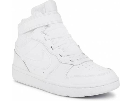 Zapatillas NIKE Court Borough Mid 2 Niños (31 - Blanco)