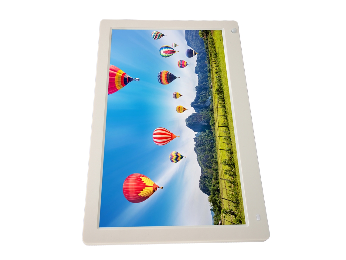 Marco de fotos digital con pantalla IPS de 17", compatible con vídeo y audio