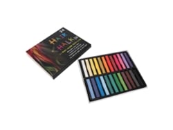 Caneta De Tinta Temporária Para Cabelo Em Giz 36 Cores Corante Instantâneo Seguro E Natural