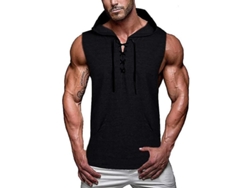Chaleco Sin Mangas Con Capucha Para Hombre, Camiseta De Entrenamiento, Musculoso, Gimnasio, Deportivo, Verano, Sudadera De Algodón