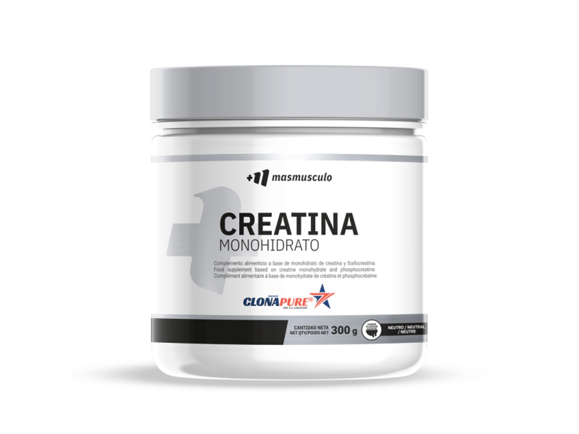Creatina Monohidrato Clonapure® - 300g Neutro Masmusculo