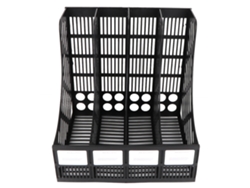Portadocumentos de 4 compartimentos, organizador de archivos para suministros de oficina