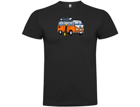 Camiseta de Hombre para Esquí KRUSKIS Hippie Van Negro (S)