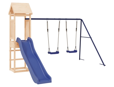 Parque Infantil De Exterior VIDAXL Marrón Madera
