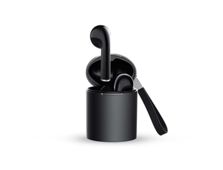 Earbuds Sem Intra Controle BISBISOUS True Wireless Bluetooth Negro
